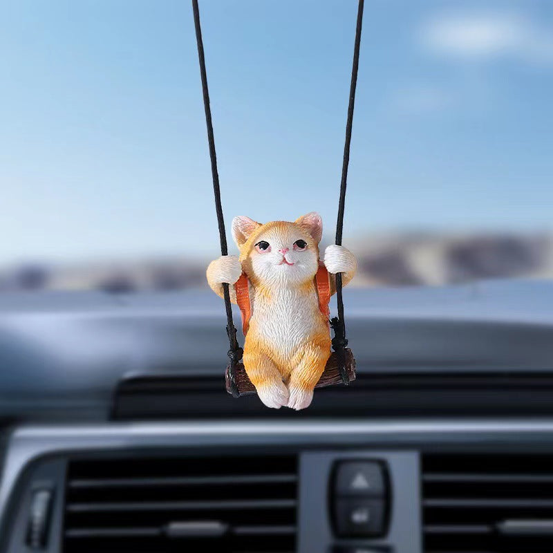 Wholesale Car Aromatherapy Pendant Kitten Car Interior Ornament